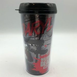 AMC The Walking Dead  Tumbler 14 Oz Red Silver